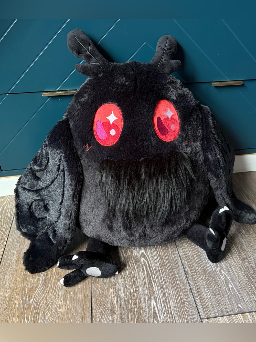 Squishable Baby Mothman Plush Huge 16.5” Black Cryptid Mothman
